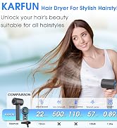 Lightweight high speed hair dryer 1500W High Speed 110000 RPM Blow Dryer with Plasma Tech
