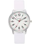 Casotime 30M Waterproof Nurse Watch - Luminous Easy Read Dial, Second Hand & 24H Military Time, D...