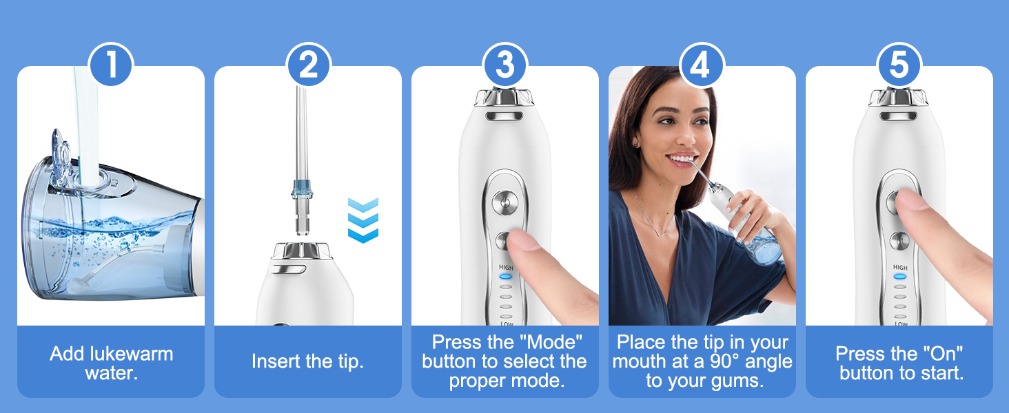 Irrigador Bucal Portatil
