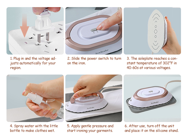 Accessories sewing tools dorm room essentials for guys handhe craft iron small iron for vinyl