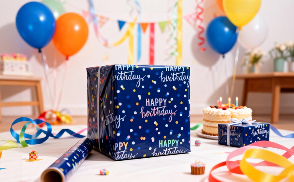 gift wrapping paper