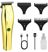 HIENA PRO Electric Trimmer for Men, Professional T-Blade Precision Beard Trimmer, Cordless Clippe...