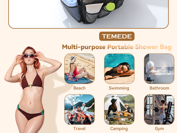 carried hung on shower head Bathroom counter organizer keeps tidy shipshape shower organizer stand