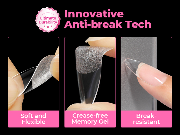 una gella nail tips