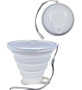 Intatikoo Silicone Collapsible Cups for Camping Travel,Small Portable Backpacking Camping Cup for...