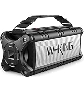 W-KING 90W Max Loud Bluetooth Speaker, IPX6 Waterproof Portable Speakers Wireless Bluetooth, 50W ...