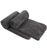 KinHwa Microfiber Hand Towel Ultra Soft Large Hand Towels for Bathroom Super Absorbent for SPA Fa...