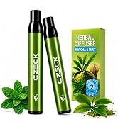 Herbal Diffuser Pen 2 Pack, Mint Matcha Green Tea Non-Electric Aroma Stick | For Adult Daily Use,...