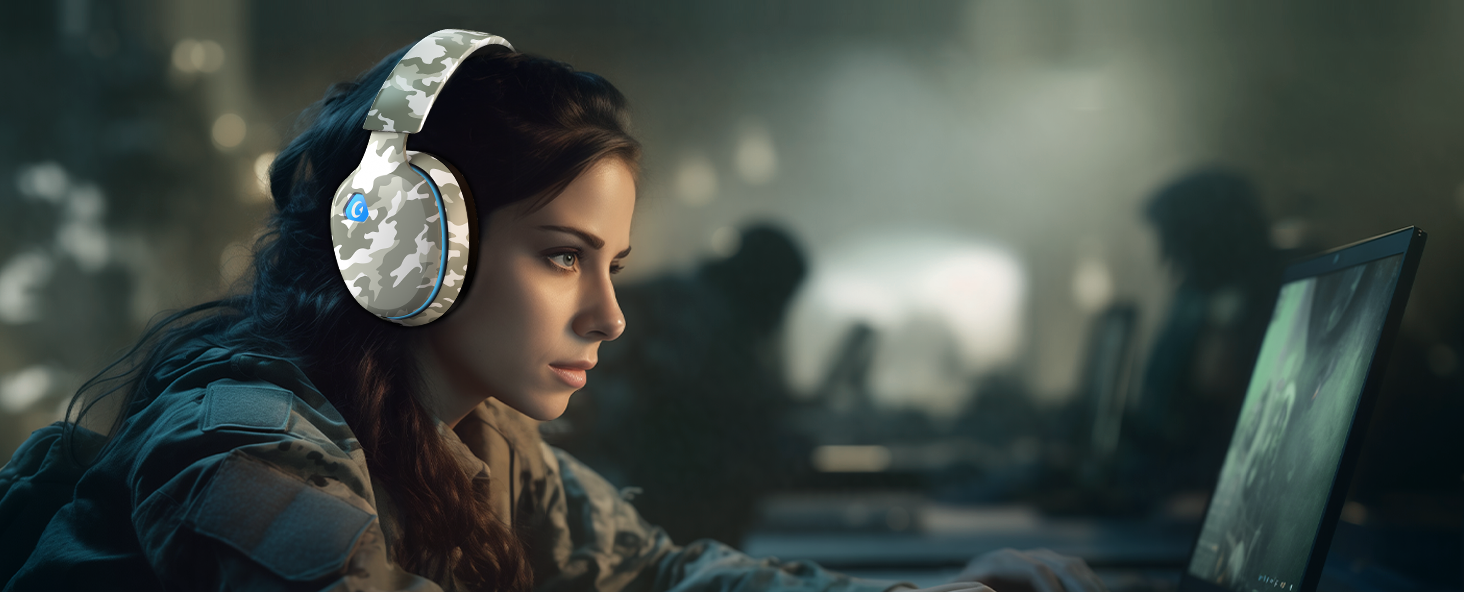 Gtheos wireless gaming headset ps5 headset gaming headphones bluetooth gaming headset