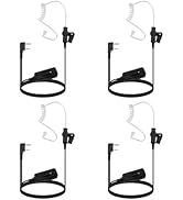 Retevis AI Active Noise Cancelling Two Way Radio Earpiece, Rechargeable, for RT22 RT21 H-777 RT68...