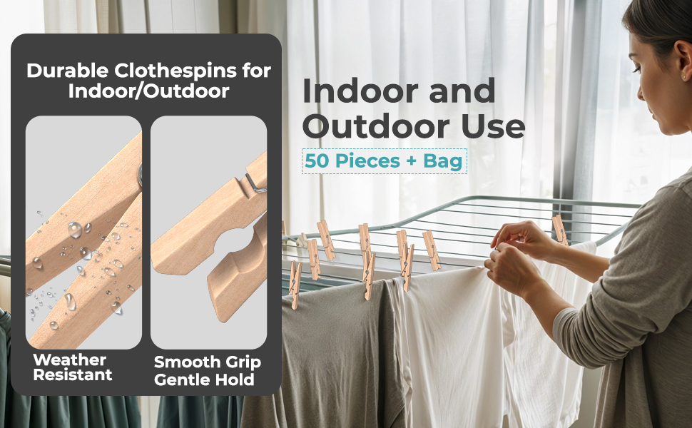 indoor and outdoor use durable clothespins