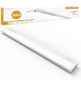Tonlesm 24 Inch Under Cabinet Lighting Plug in, 14W 120V 3 Color 3000K/4000K/5000K, 3 Brightness,...