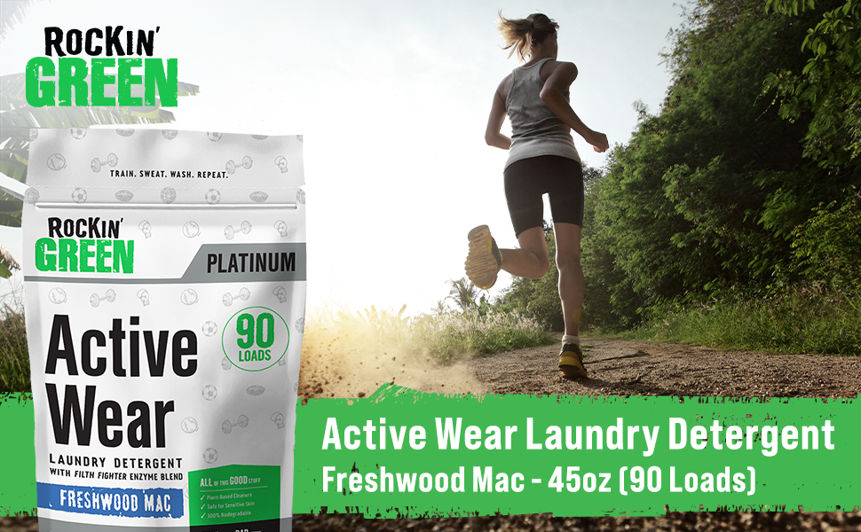 rockin green activewear detergent natural laundry detergent