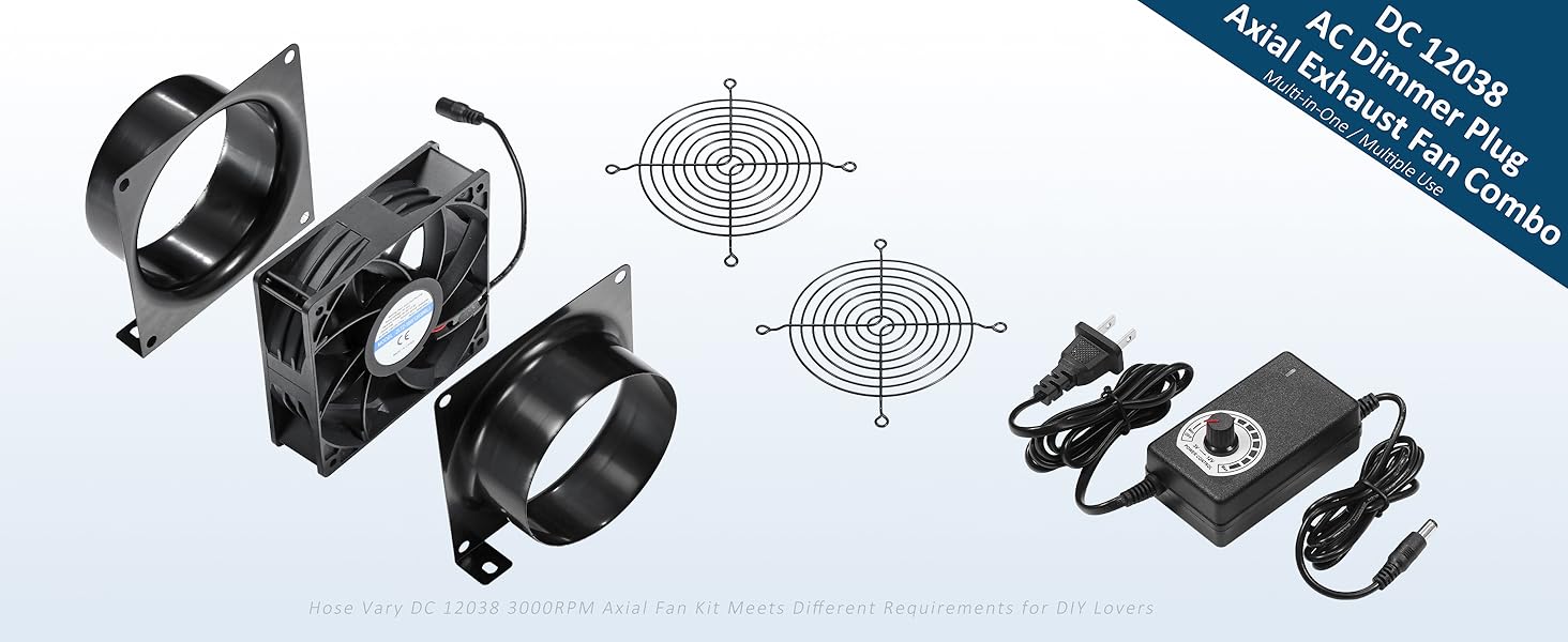 DC12038 Axial Fan Kit