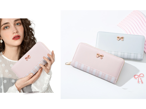 long zipper wallet cute phone wallets zip around wallets for women