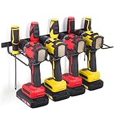 reliahom Power Tool Organizer, Cordless Drill Holder Wall Mount, Garage Tool Storage Rack, Heavy ...