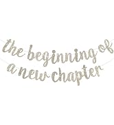 BEISHIDA The Beginning of A New Chapter Banner, Farewell party decorations,Happy retirement Suppl...