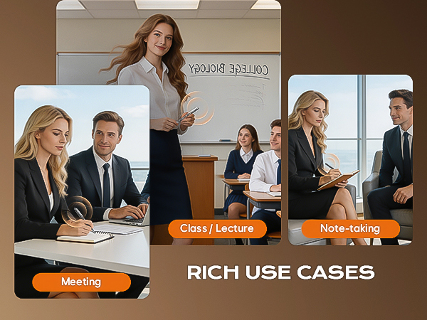 voice recorder for lectures, meetings, interviews