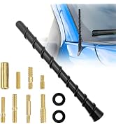 KAUEGOW Car Spiral Antenna, 7 Inch Waterproof Auto Roof Mount Antenna Toppers with Threaded Adapt...