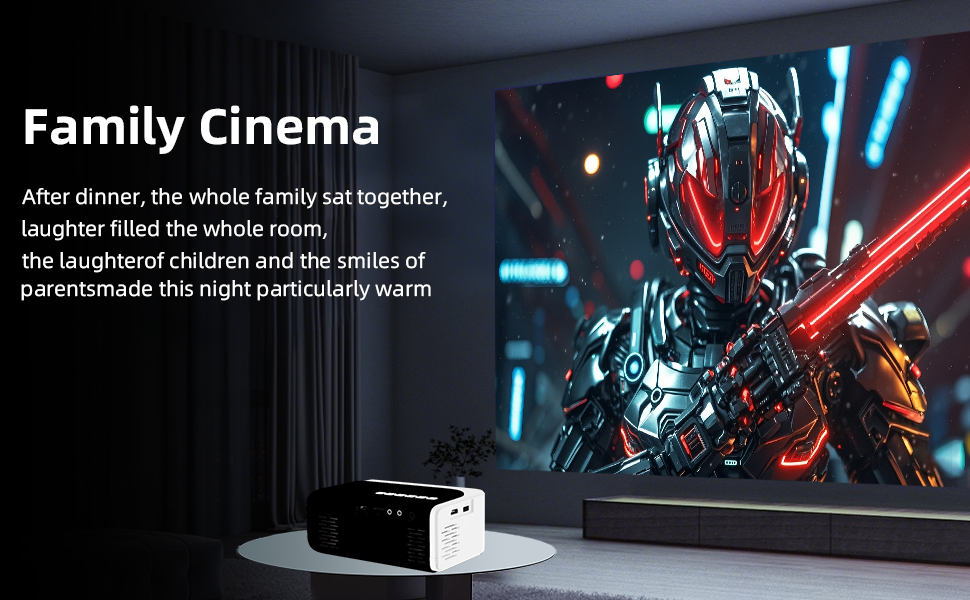 projector;mini projector;portable projector;projector with wifi and bluetooth;projector for bedroom