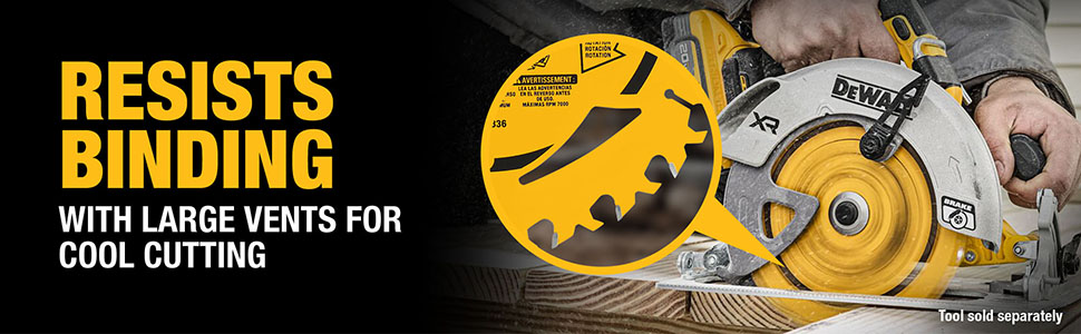 resists binding with large vents