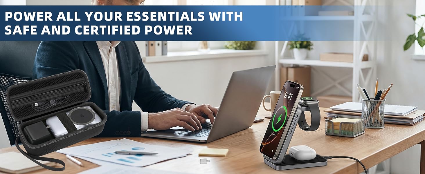 anker 3 in 1 charging station CASE
