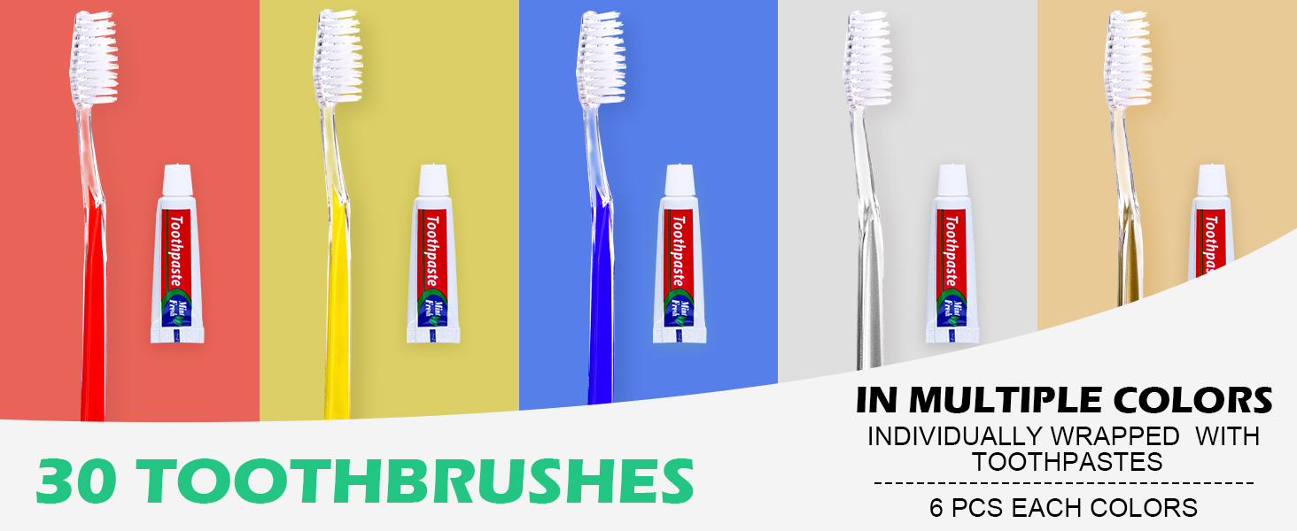 toothbrush individually wrapped