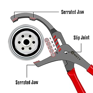Swivel Oil Filter Wrench Set Standard Removal Tool Adjustable Oil Filter Plier and Valve Lapper