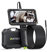 Anykit Endoscope Camera with Light,1080P Dual Lens Endoscope,6