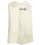 MISSLO 70" Bridal Wedding Gown Dress Garment Bag with Accessories Pouch Large Travel Garment Cove...