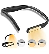LED Neck Reading Light,Book Light For Reading In Bed,Adjustable Brightness Desk Lamp,3 Color Read...