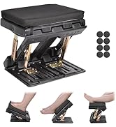 Scalebeard Foot Rest for Under Desk at Work 4-Level Height Adjustable,Ergonomic Foldable Footrest...