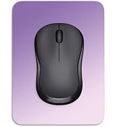Dapesuom Small Mouse Pad, 6 x 8 Inch Thick Rubber Premium-Textured Non-Slip Portable & Washable M...