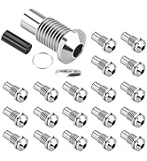 DaierTek 20Pcs 3MM LED Lamp Holder Copper Round Panel Mount Display for Light-emitting Diode Ligh...