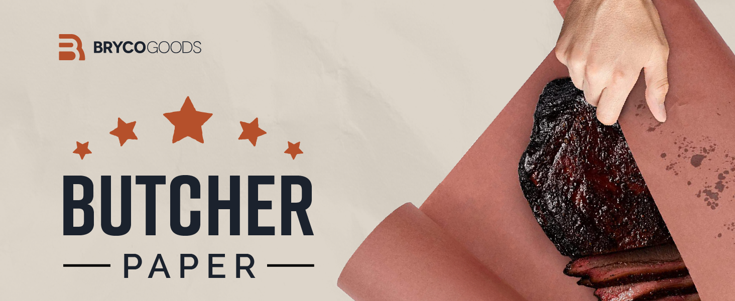Pink Kraft Butcher Paper Roll - 18 Inch x 175 Feet Meat of all Varieties Unbleached