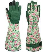 MSUPSAV Thorn Proof&Puncture Resistance Gardening Garden Gloves for Men & Women,Gauntlet Yard Wor...