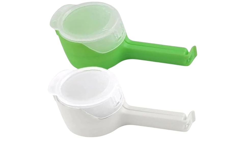 2 Bag Sealing Clips with Pour Spouts