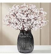 Lifewit Baby’s Breath Artificial Flowers, Silk Gypsophila Faux Floral Stems for Wedding Bouquets,...