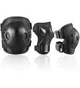 JBM Kids and Youth Knee Pads Elbow Pads Wrist Guards Child Protective Gear Set for Roller Skating...