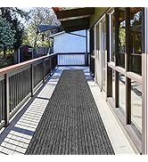 ZGR Runner Rug 2 ft x 6 ft Indoor/Outdoor Low Profile, Hallway, Kitchen, Patio, Deck Area, RV, En...
