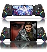Joso Phone Controller for iPad 13" & Tablet, iPhone Controller Android Control with Hall Joystick...