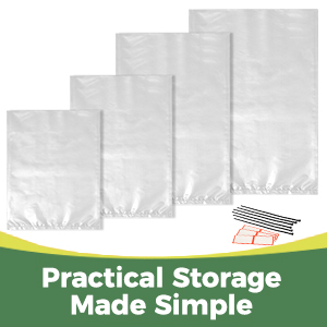 With multiple size options, durable construction, clear visibility, and zip ties included