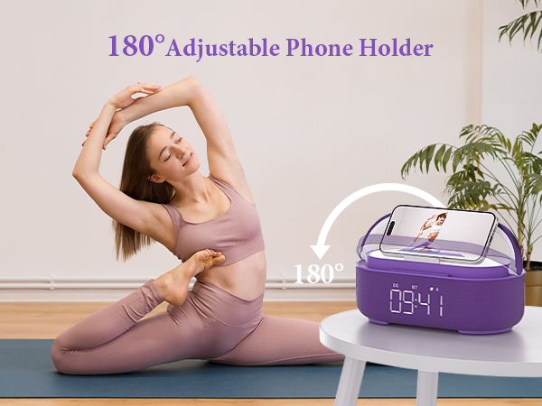 6 IN 1 Alarm Clock for Bedroom