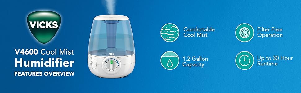 v46000 cool mist humidifier