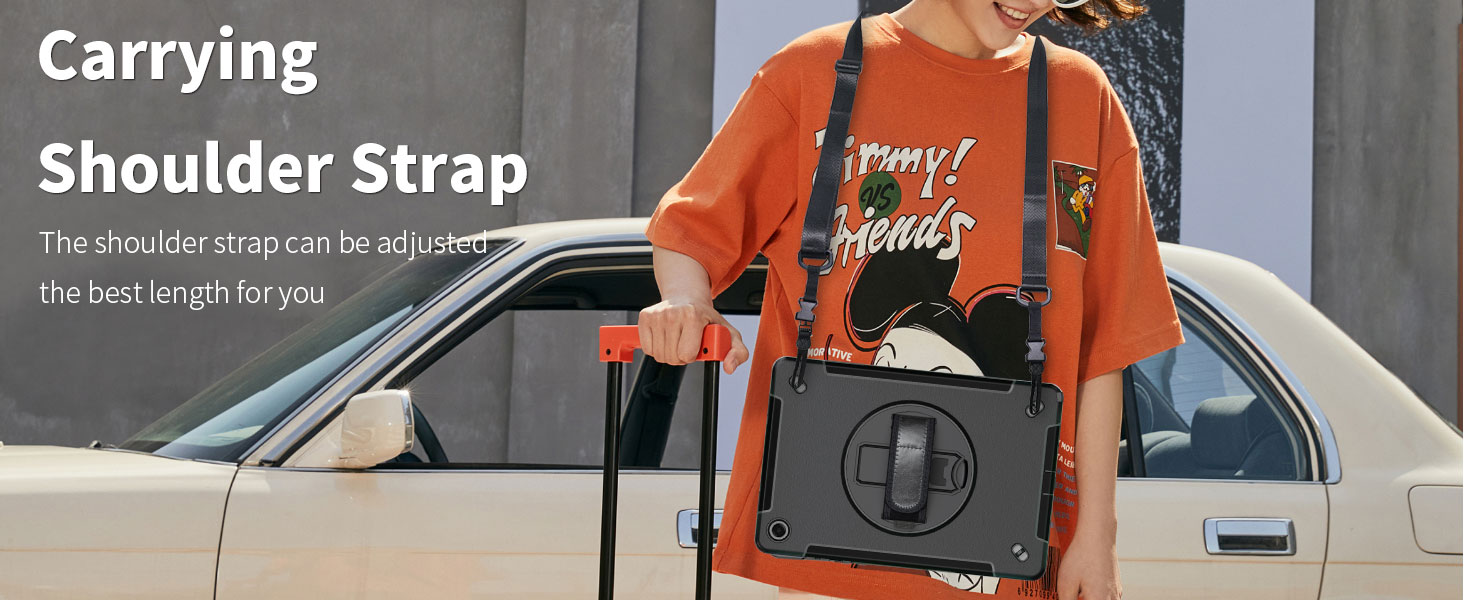 galaxy tab a11 plus case with carrying strap