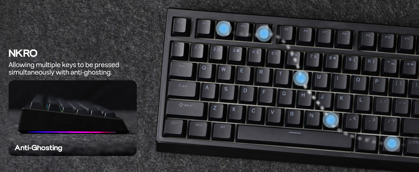 EPOMAKER G84 80% Gasket Mechanical Keyboard
