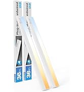 LED Under Cabinet Lighting, Plug in or Hardwired 36 Inch 18W Under Counter Lights for Kitchen, Bu...