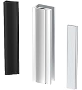Shower Door Magnet - U Channel Door Frame with Metal Strike and Magnet for 1/8" 5/32" 3/16" and 1...