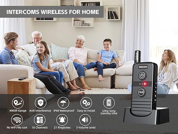 intercom system for house;