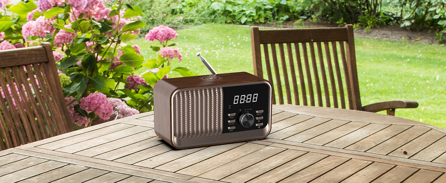 retro radio bluetooth speaker